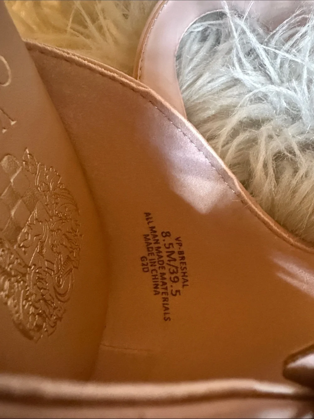 Vince camuto Pale Pink Espadrille Slingback Flats